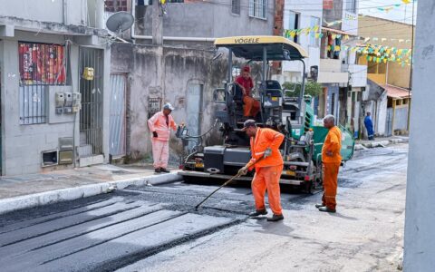 Imagem do post Obras de asfalto e iluminação chegam à Itinga; confira ruas contempladas