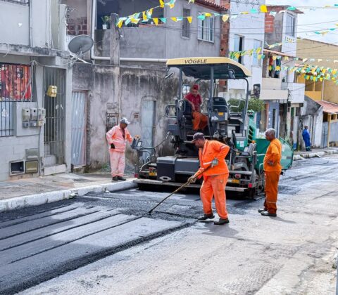 Imagem do post Obras de asfalto e iluminação chegam à Itinga; confira ruas contempladas
