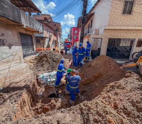 Imagem do post Lauro de Freitas: obras de microdrenagem em Vida Nova chegam a 50% de execução