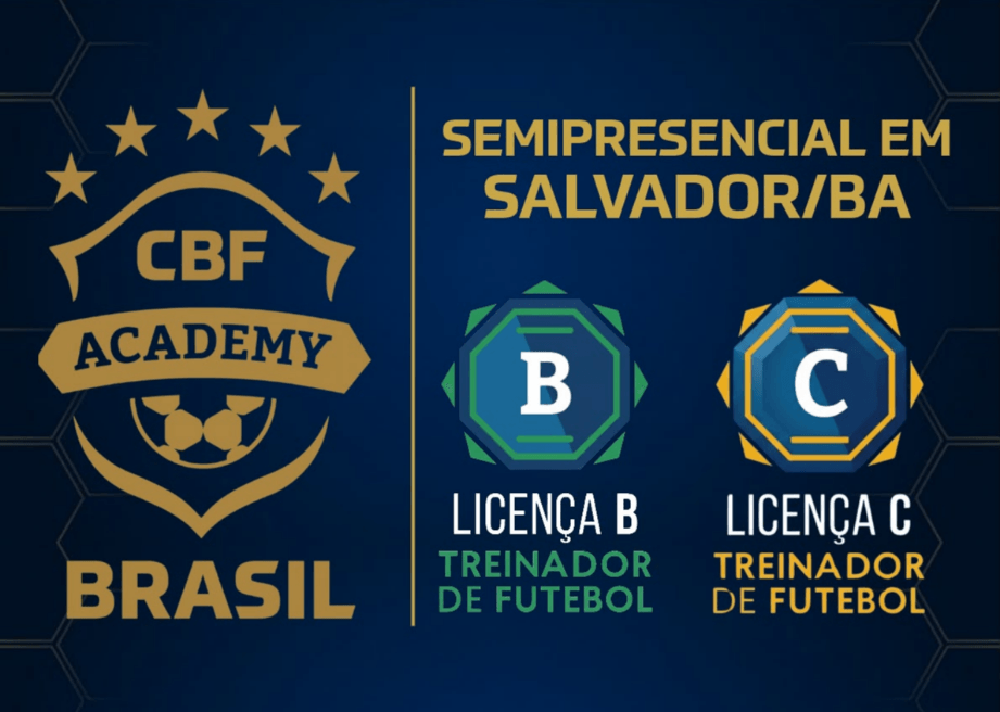 FBF abre inscrições para cursos de treinador da CBF Academy em Salvador