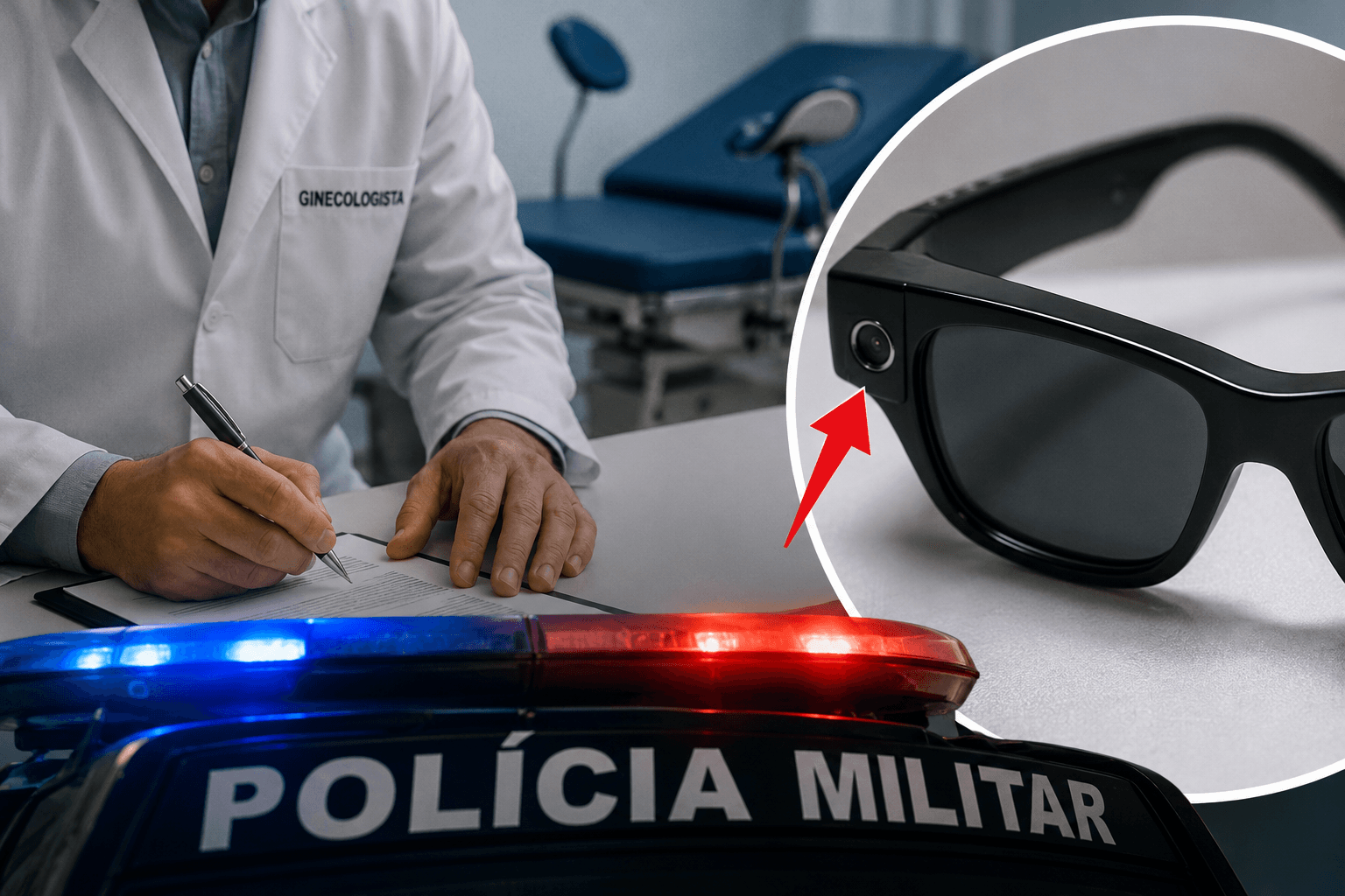Paciente estranha atitude de ginecologista, faz denúncia e médico é preso