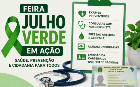 Imagem do post Feira Julho Verde em Ação disponibiliza serviços de saúde neste domingo em Salvador