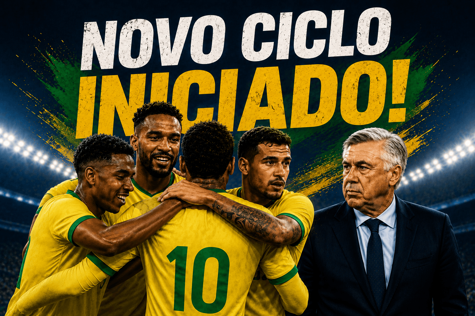 Ancelotti inicia novo ciclo da Seleção com três amistosos; veja adversários e datas