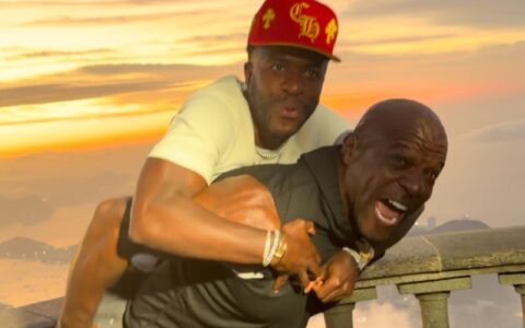 Imagem do post Vini Jr. e Terry Crews se encontram no Cristo Redentor: “Uma amizade que vai durar para sempre”