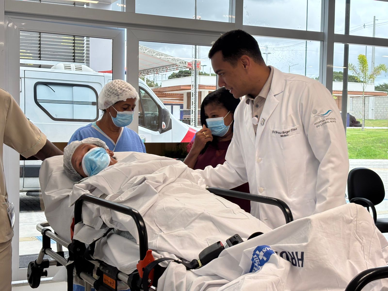 Hospital Estadual do Litoral Norte recebe primeiros pacientes