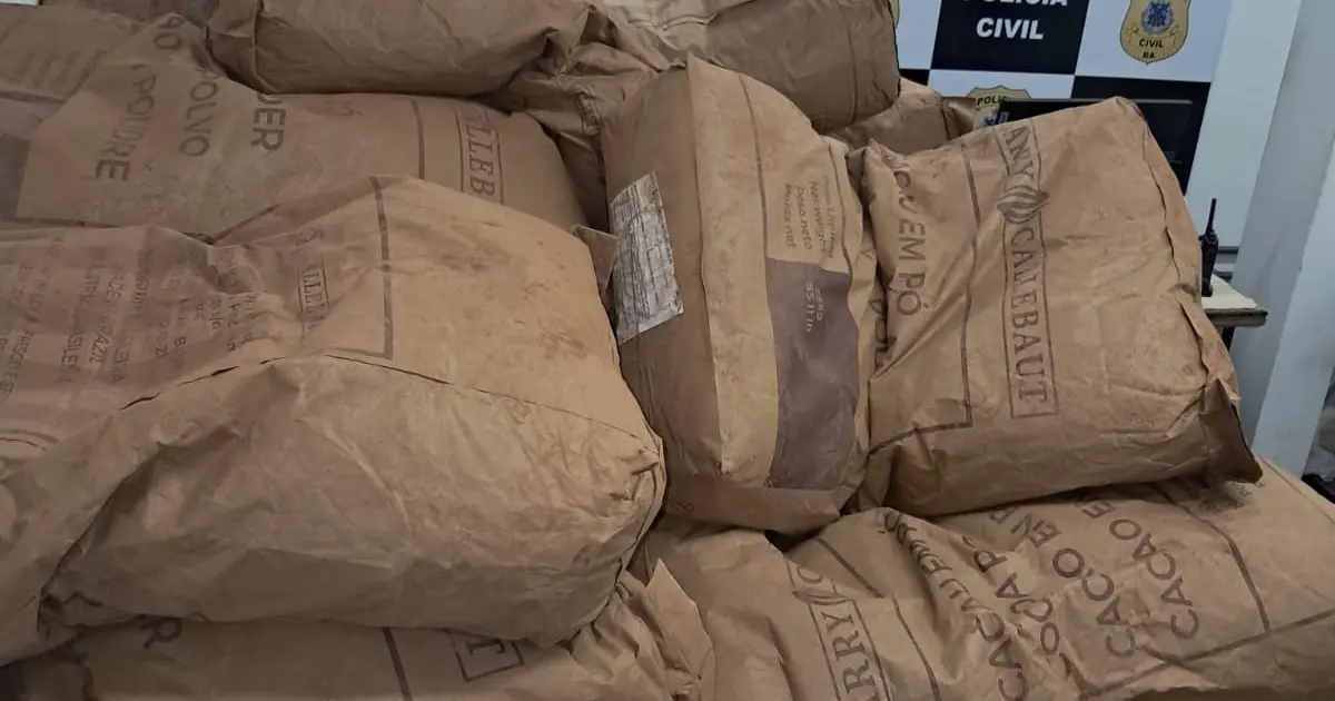 Carga de cacau avaliada em mais de R$ 280 mil é recuperada pela Polícia Civil