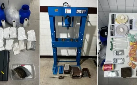 Imagem do post PM desmonta laboratório de drogas e apreende quase 10 kg de cocaína