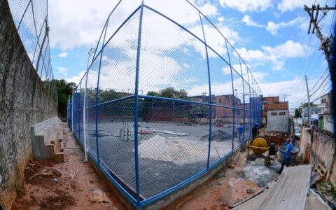 Imagem do post Obras de requalificação do Campo do Vietnã avançam em Lauro de Freitas