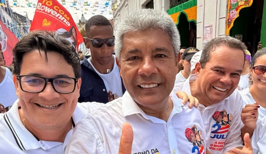 Tagner Cerqueira participa do desfile do 2 de Julho ao lado de Jerônimo Rodrigues e defende compromisso com a soberania baiana