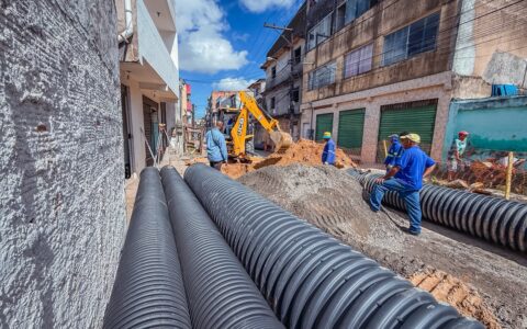 Imagem do post Lauro de Freitas alcança 80% de execução da obra de drenagem em Itinga