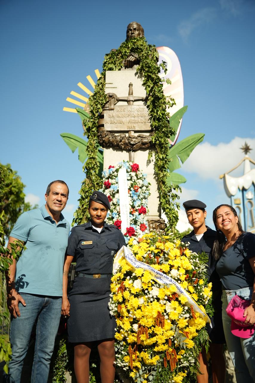 Bruno Reis destaca legado histórico do 2 de Julho durante abertura do cortejo cívico na Lapinha