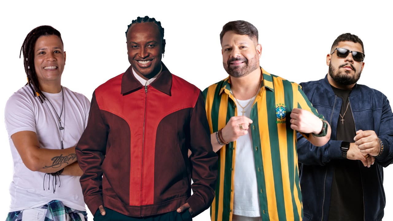 Thiaguinho comanda a festa na Arena Brasil em dia de Brasil x Noruega pelas oitavas da Copa do Mundo