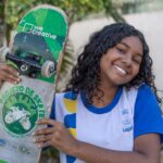 Escola municipal de Lauro de Freitas recebe aula de skate e amplia práticas esportivas entre estudantes