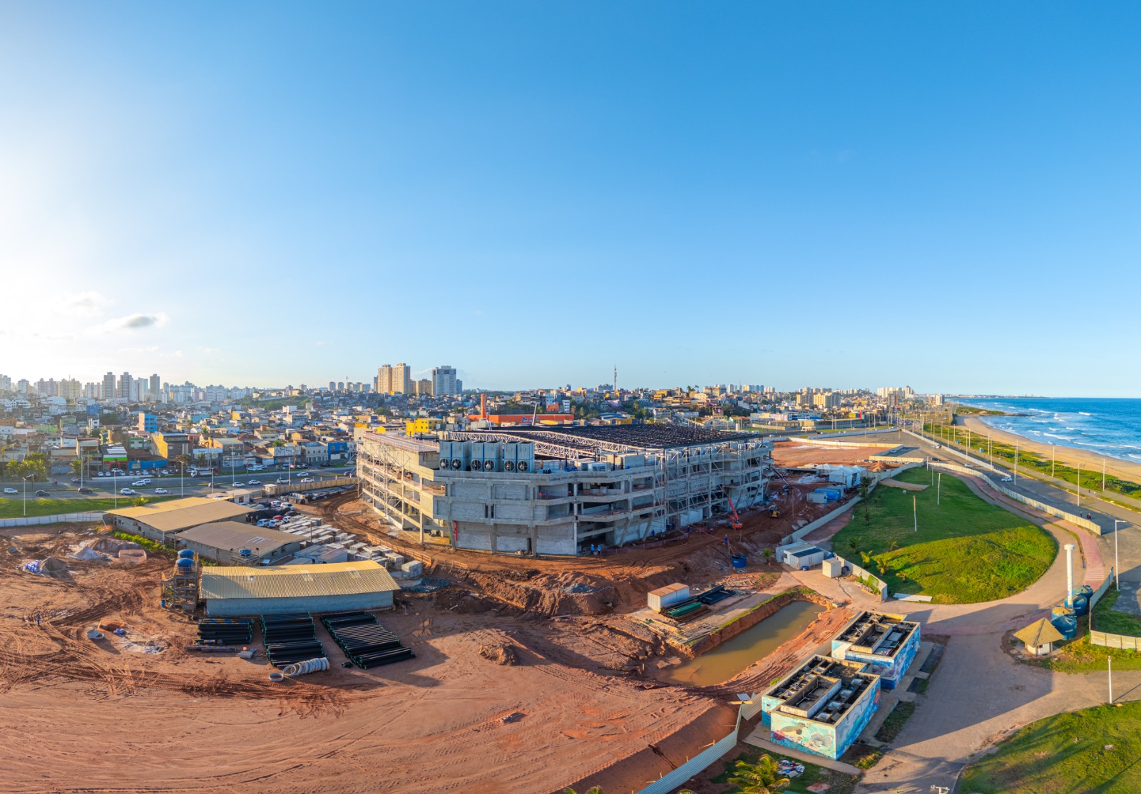 Com 68% das obras concluídas, Arena Multiuso entra em etapa final