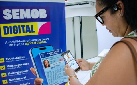 Imagem do post Lauro de Freitas moderniza atendimento e acesso aos serviços com Semob Digital