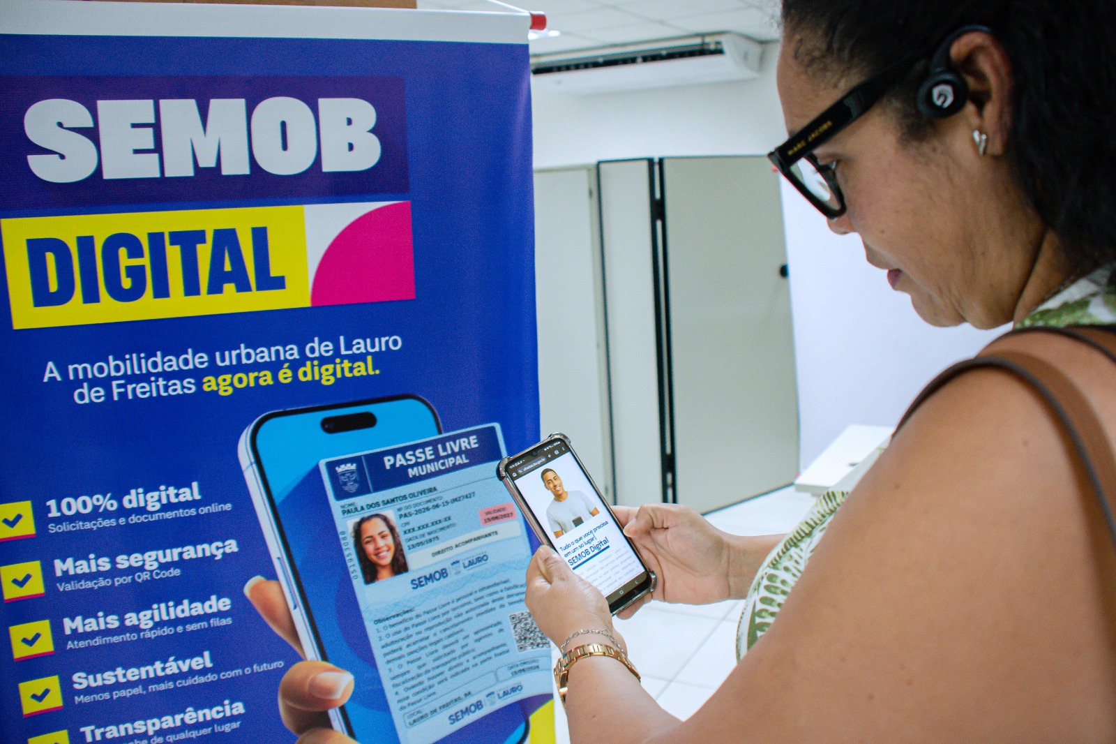 Lauro de Freitas moderniza atendimento e acesso aos serviços com Semob Digital