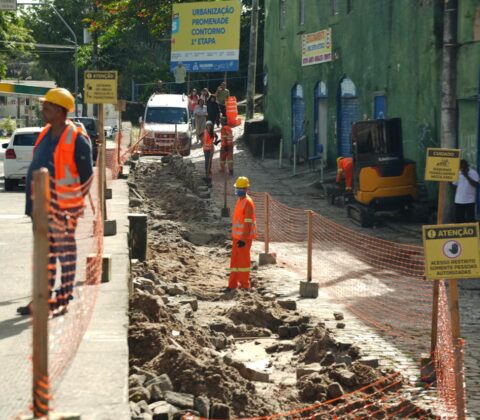 Imagem do post Salvador inicia obras de requalificação do calçadão da Avenida Contorno