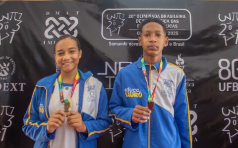 Imagem do post Estudantes de Lauro de Freitas conquistam medalhas de bronze na Olimpíada Brasileira de Matemática