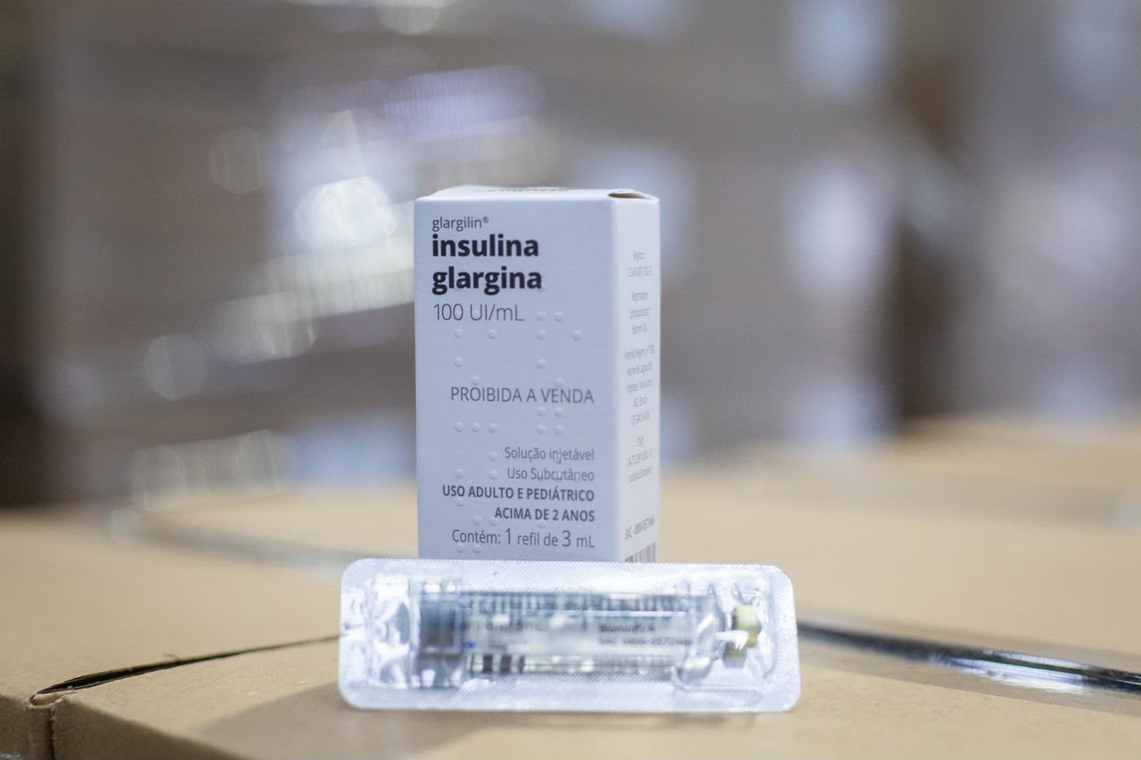 Bahia recebe mais de 30 mil tubetes de insulina glargina para aplicação pelo SUS