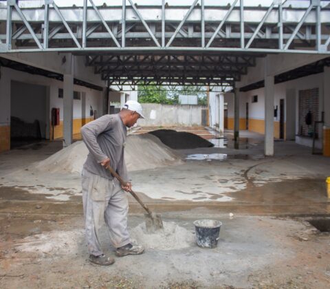 Imagem do post Obra de creche no Jardim Castelão avança em Lauro de Freitas