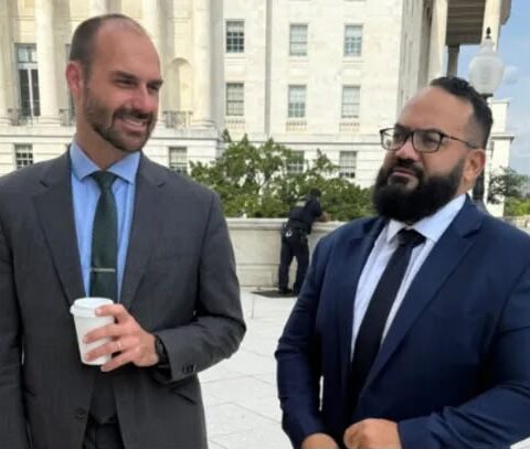 Imagem do post Com apoio de Eduardo Bolsonaro, Leandro de Jesus confirma candidatura a deputado federal pelo PL na Bahia