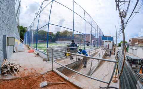 Imagem do post Obras de requalificação do Campo do Vietnã atingem 95% de execução em Lauro de Freitas