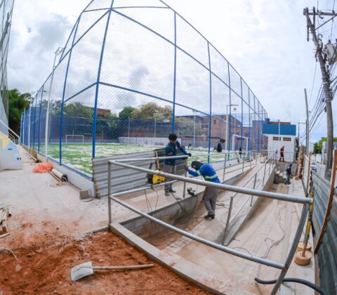 Imagem do post Obras de requalificação do Campo do Vietnã atingem 95% de execução em Lauro de Freitas