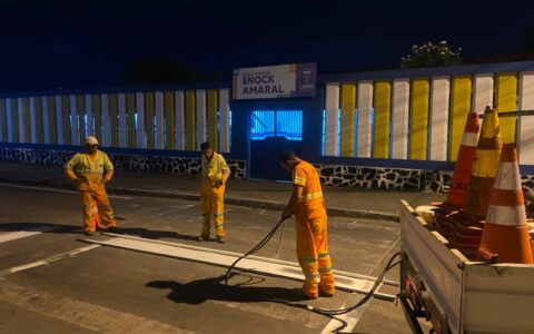Imagem do post Lauro de Freitas avança com novas intervenções de sinalização viária