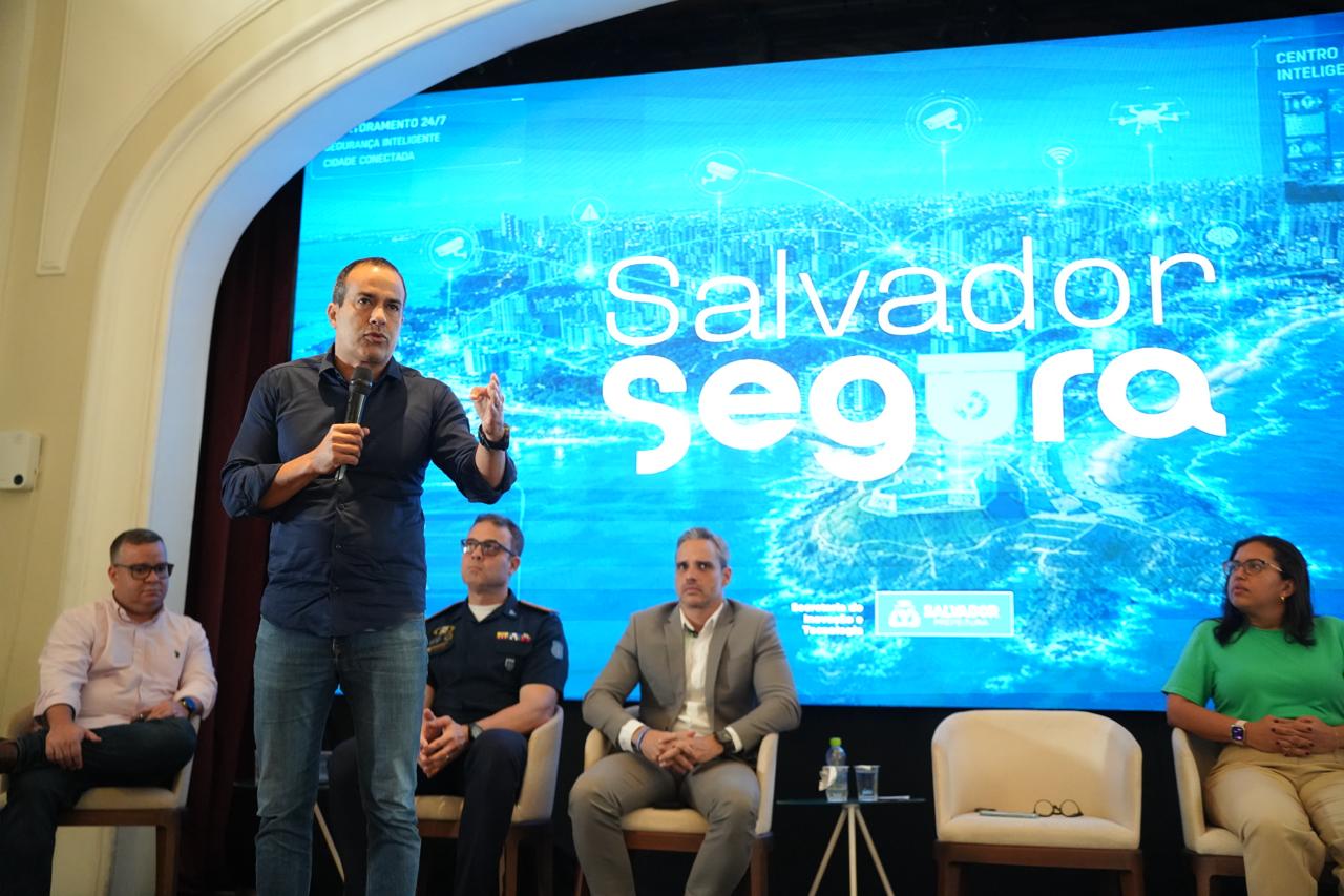 Salvador lança projeto que prevê uso de câmeras e IA para prevenção e combate à violência