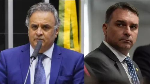 Aécio Neves e Flávio Bolsonaro lideram rejeição em pesquisa AtlasIntel; veja números
