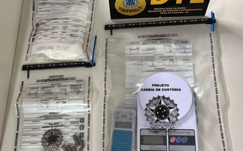 Imagem do post Polícia Civil apreende drogas, munições e balanças de precisão