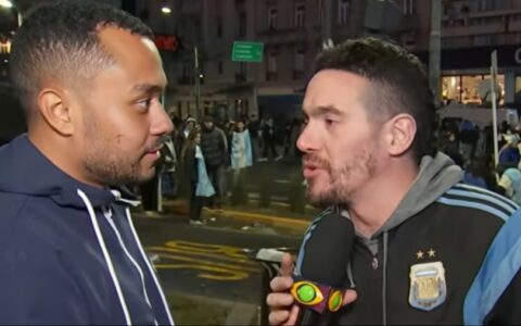 Imagem do post Repórter da Band sofre ofensa racista durante cobertura da Copa na Argentina
