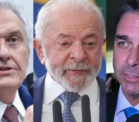 Imagem do post Pesquisa mostra Lula em empate com Flávio Bolsonaro e Caiado no 2º turno