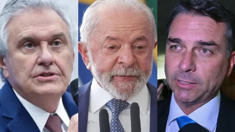 Pesquisa mostra Lula em empate com Flávio Bolsonaro e Caiado no 2º turno