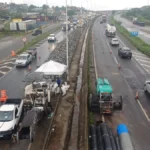 Novo afundamento interdita trecho da BR-324 em Simões Filho nesta segunda-feira