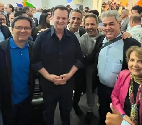 Imagem do post Líder do PSD na Câmara, Antônio Brito participa de lançamento de candidatura de Caiado