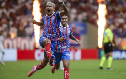 Imagem do post Bahia vira sobre o Internacional em jogo de cinco gols e entra no G-5 do Brasileirão