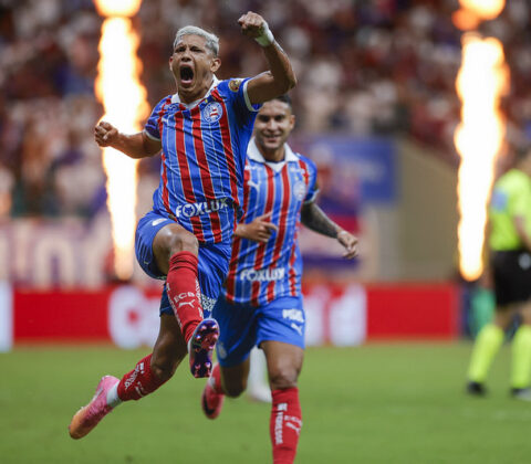 Imagem do post Bahia vira sobre o Internacional em jogo de cinco gols e entra no G-5 do Brasileirão