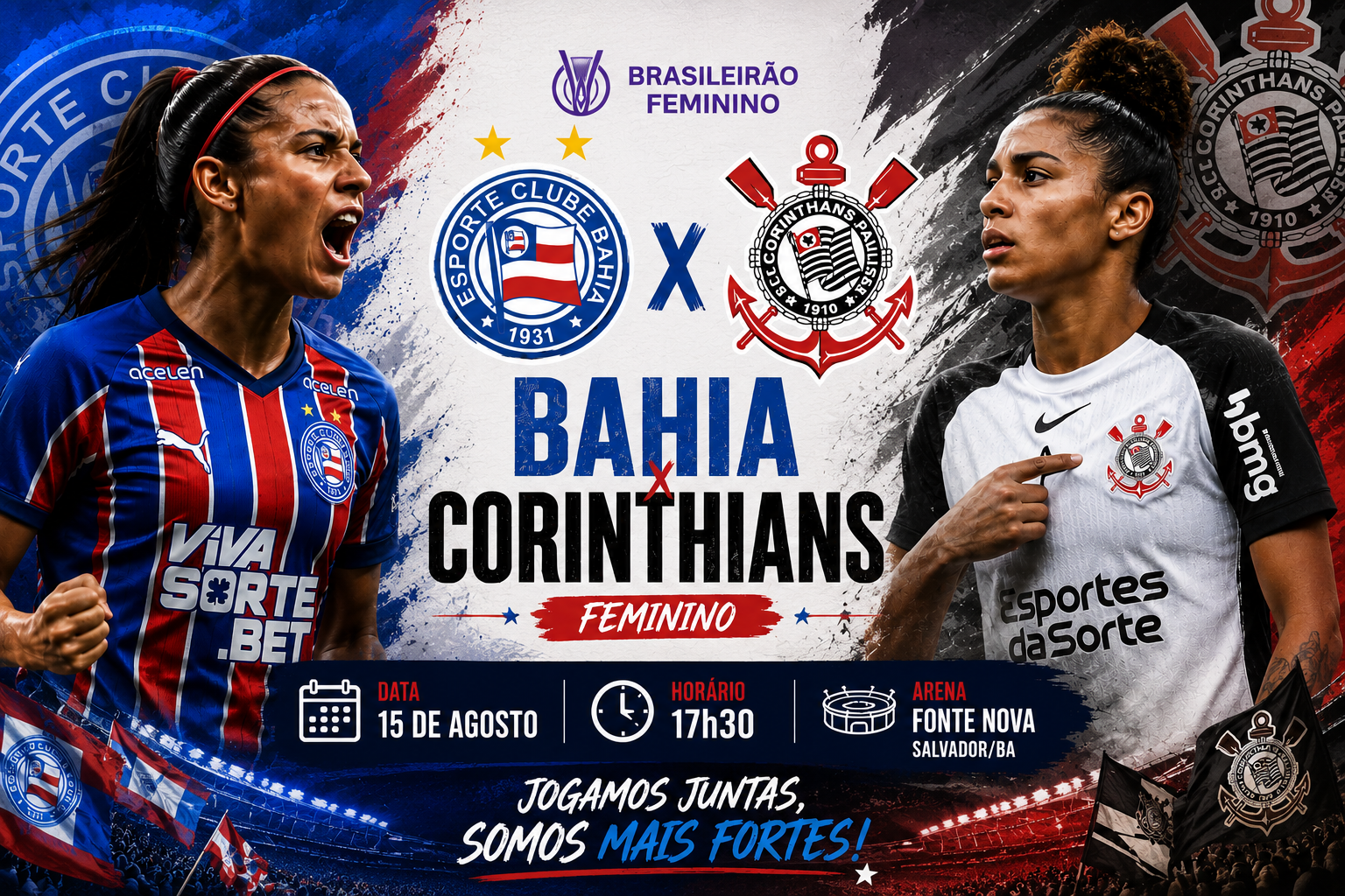 Bahia desafia líder Corinthians de olho em vaga antecipada nas quartas