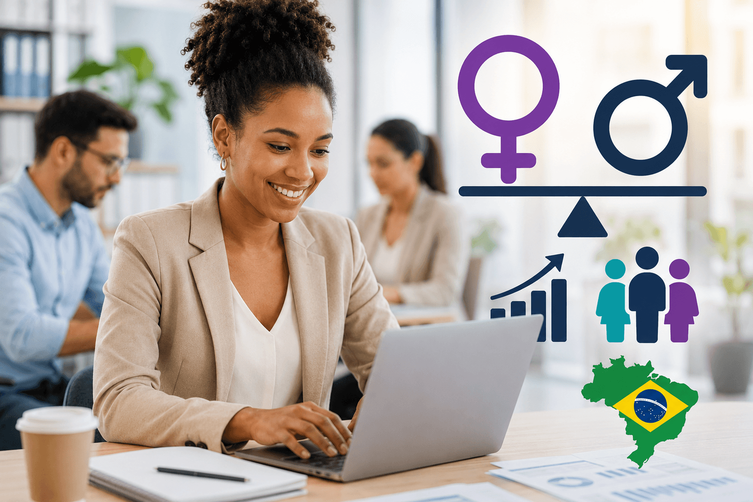 Mulheres ganham espaço no mercado formal e diferença para homens cai no Brasil