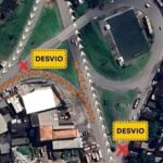 Viaduto de Tamandaré é interditado para obras do VLT; bloqueio deve durar seis meses