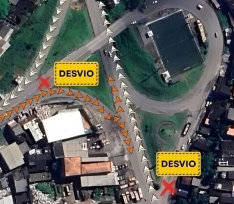Imagem do post Viaduto de Tamandaré é interditado para obras do VLT; bloqueio deve durar seis meses