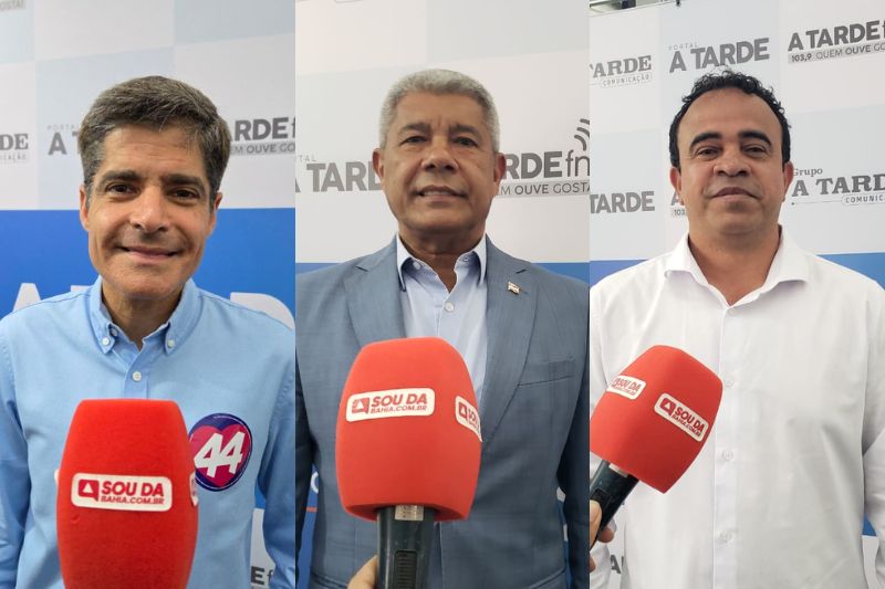 Confira quanto tempo os candidatos ao Governo da Bahia terão no rádio e na TV