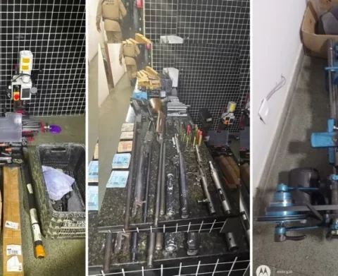 Imagem do post PM encontra oficina clandestina de armas e apreende pistola, peças e munições