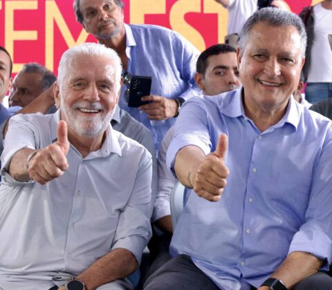 Imagem do post Quaest: Rui Costa e Jaques Wagner lideram corrida para o Senado