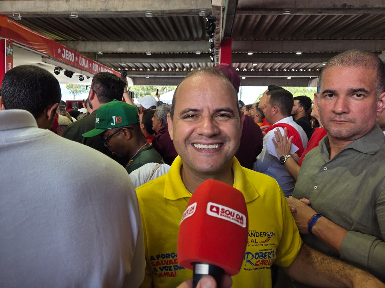 Randerson Leal diz que Bahia “é do time de Lula” durante convenção