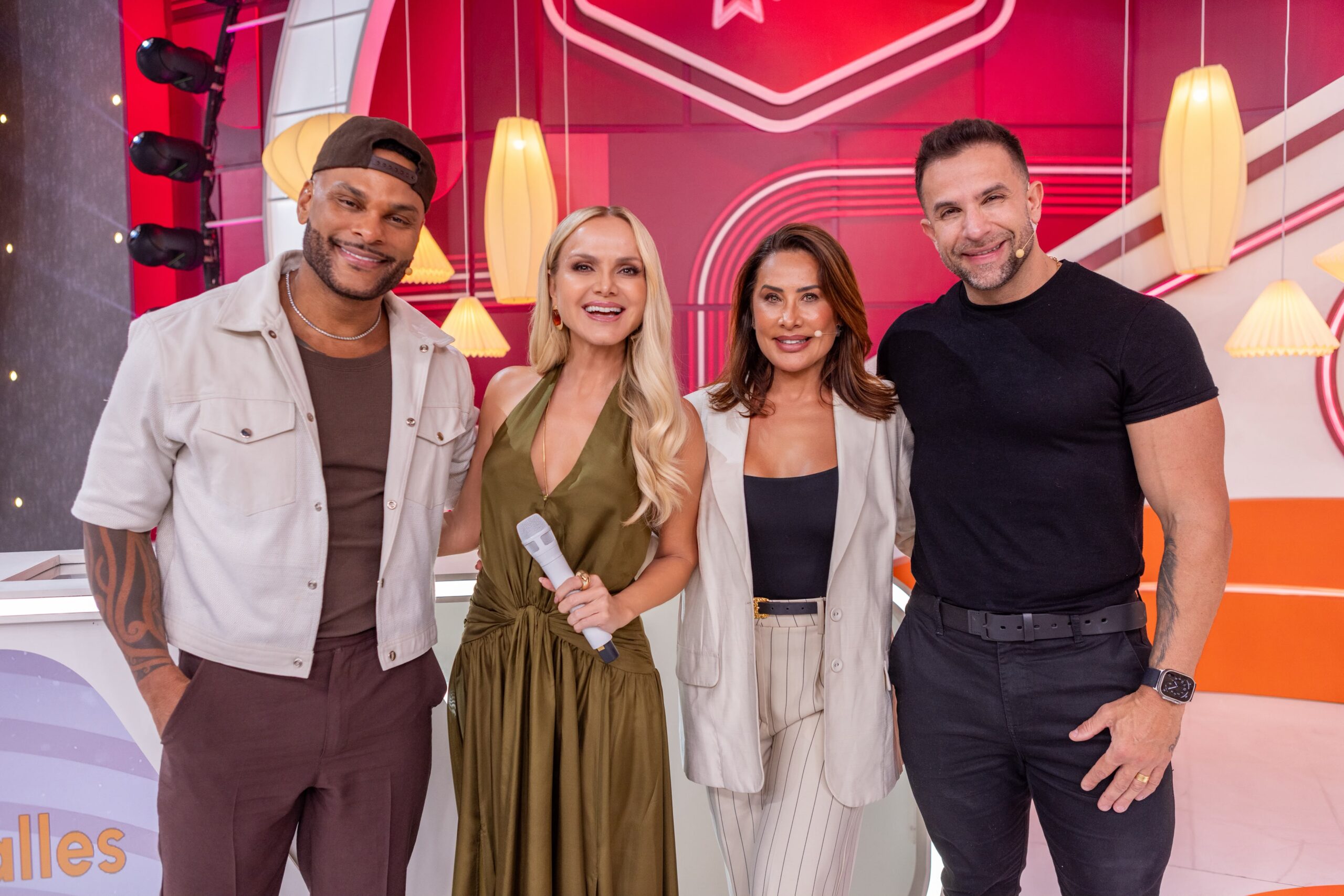 Tony Salles e Scheila Carvalho encaram desafio no “Em Família”, com Eliana, neste domingo na Globo
