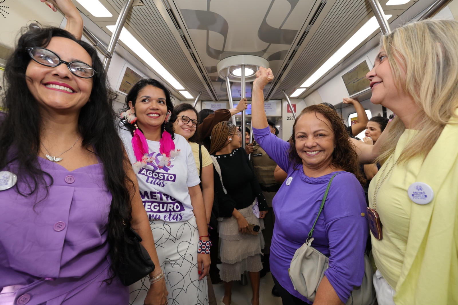 Vagão das Mulheres entra em operação no metrô de Salvador nesta segunda-feira