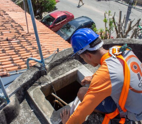 Imagem do post Lauro de Freitas intensifica limpeza de reservatórios de água em escolas da rede municipal