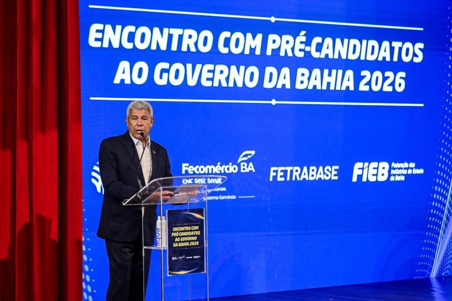 “Nós nunca tivemos uma taxa de desemprego abaixo de dois dígitos, hoje estamos abaixo de 9%”, celebra Jerônimo Rodrigues
